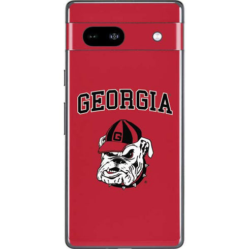 University of Georgia Bulldogs Logo Google Pixel 7a Skin
